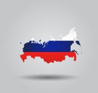 Фреска карта россии триколор