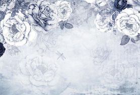 Фреска Нордические цветы