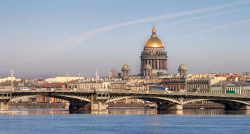 Фреска Мост в Санкт-Петербурге панорама